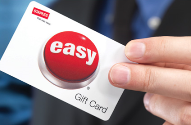 staples gift card