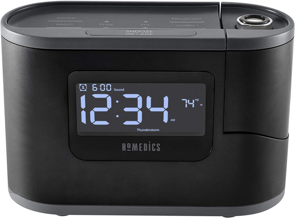 homedics clock radio sound machine